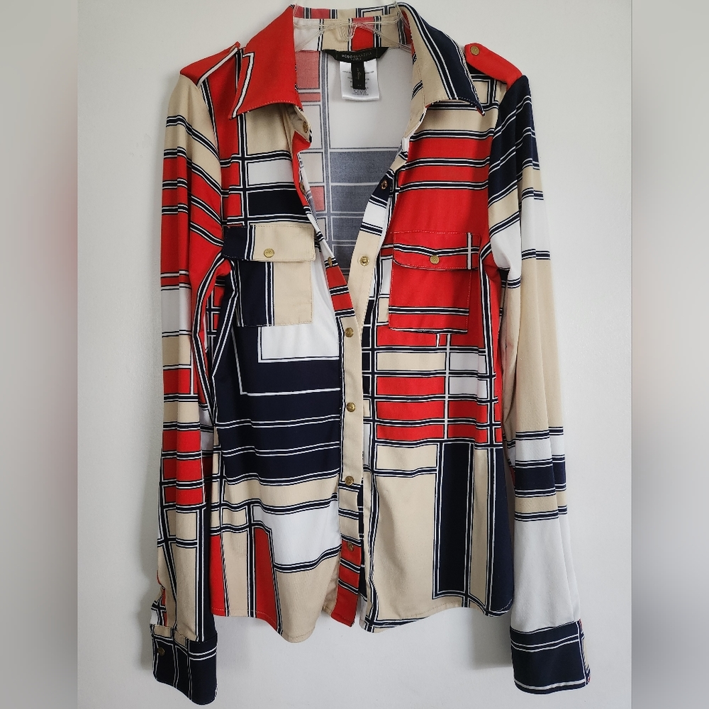 BcBG Shirt Top Size Petite Small